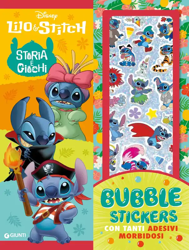 Consegna Rapida Lilo&Stitch Bubble Stickers Con tanti adesivi morbidosi - Storia e Giochi