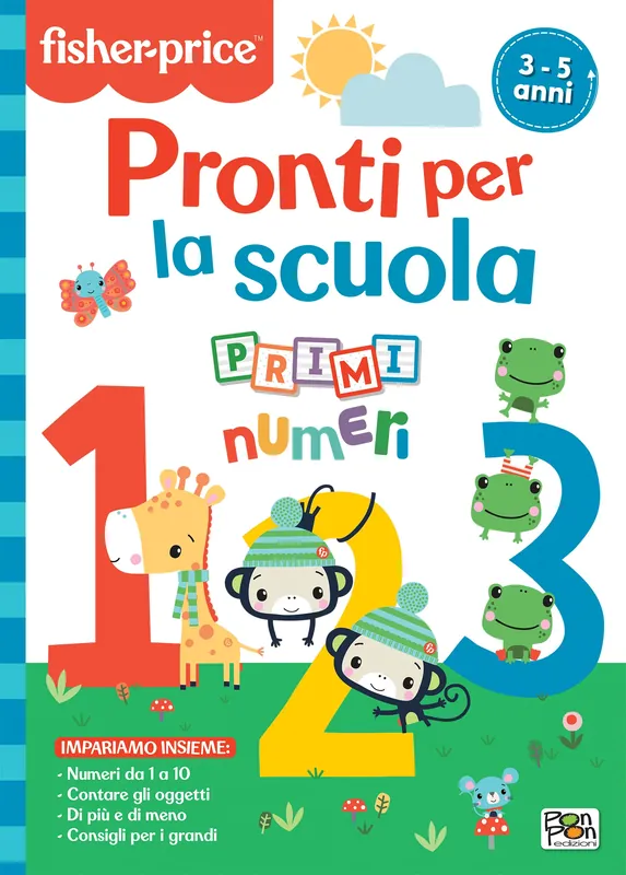 Pronti per la scuola. Primi numeri. Fisher Price Quantità Limitata