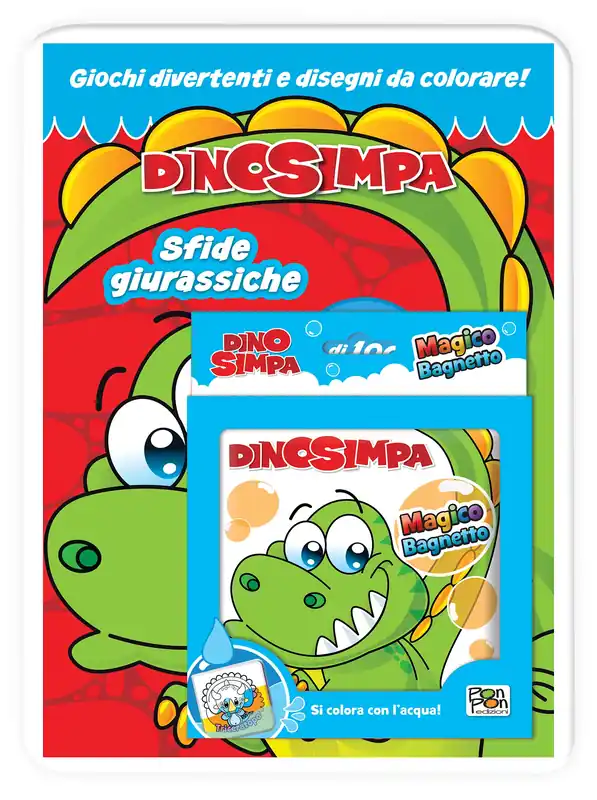 Dinosimpa. Activity con gadget. Sfide giurassiche + Magico bagnetto Offerta