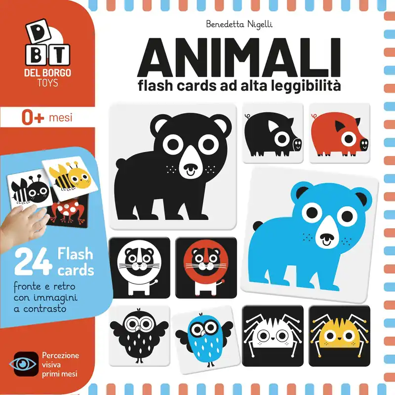 Vendita Finale Animali flash cards ad alta leggibilità