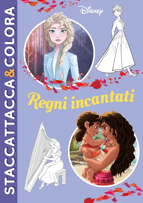 Offerta Lampo Regni incantati Disney Staccattacca&colora