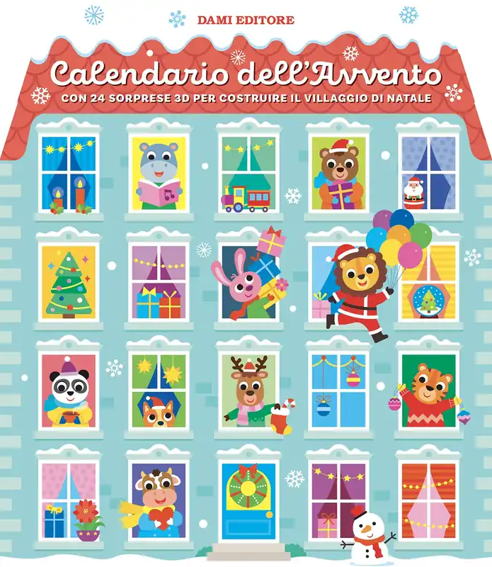 Calendario dell‘Avvento con 24 sorprese 3D per costruire il villaggio di Natale Promo Stagionale