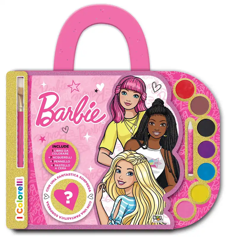 Subito Disponibile Barbie. I colorelli. Valigetta con acquerelli