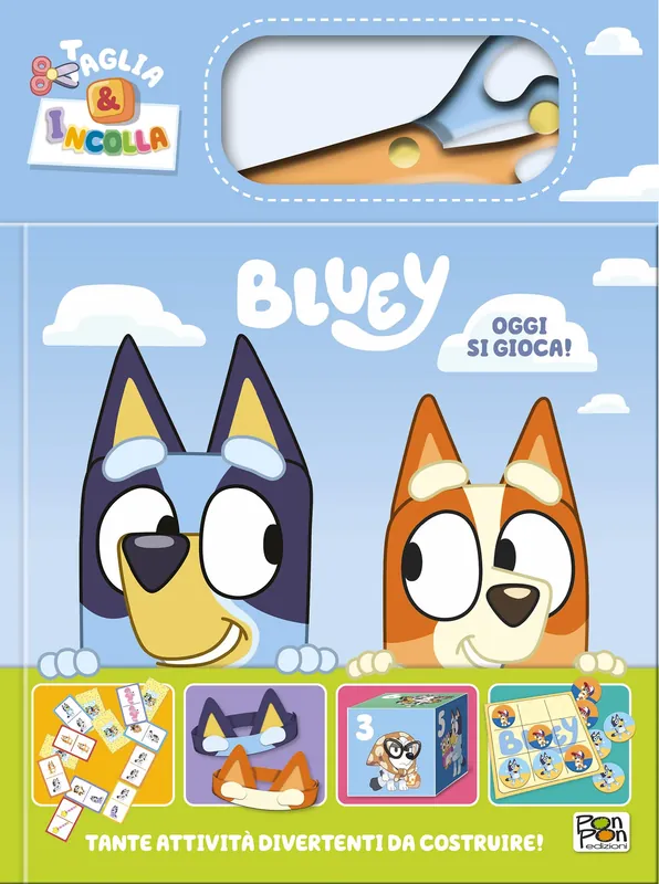 Bluey. Taglia & Incolla. Oggi si gioca! Prezzo Basso