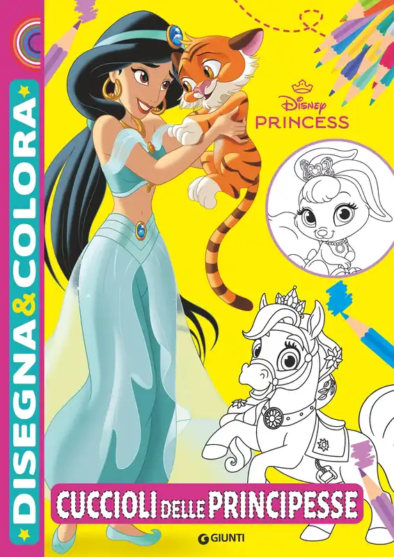 Consegna Rapida Cuccioli delle Principesse Disegna&colora - Disney Princess