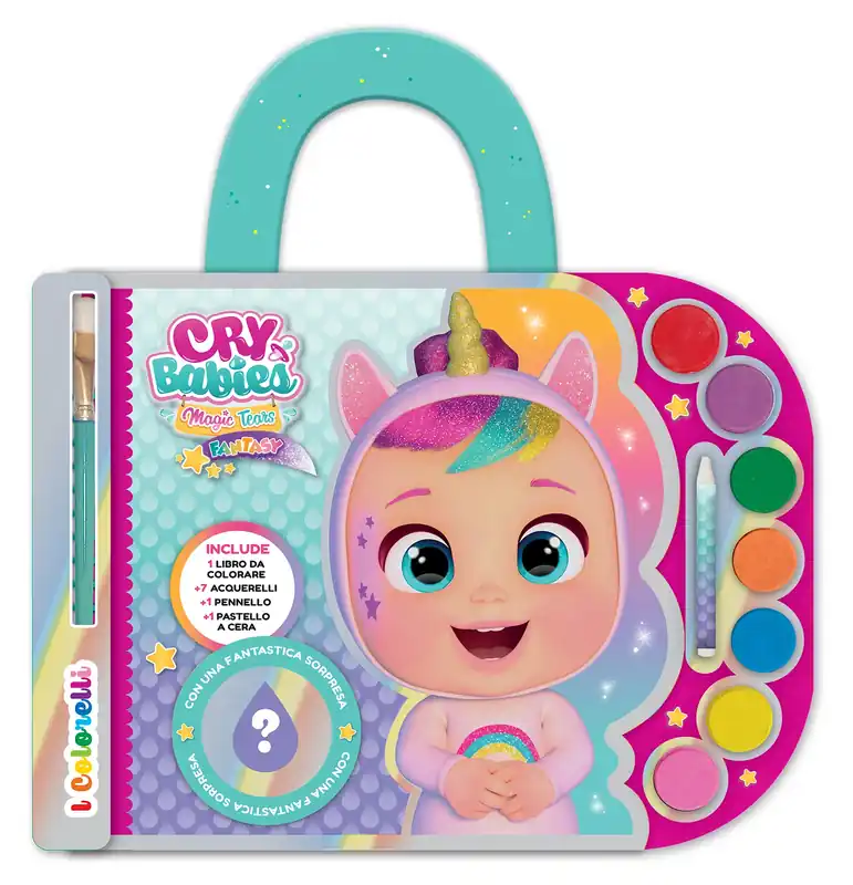 Cry Babies Fantasy. I colorelli. Valigetta con acquerelli Consegna Rapida