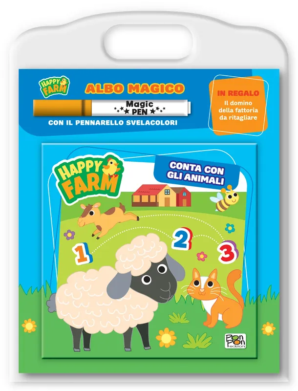 Albo magico. Happy Farm. Conta con gli animali Spedito Oggi