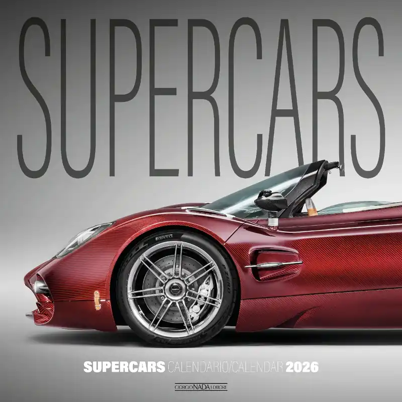 Prezzo Scontato SUPERCARS CALENDARIO / CALENDAR 2026 (ed. ita-ing) da parete (30 x 30 cm)