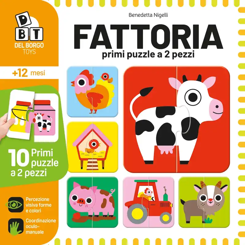 Fattoria primi puzzle 2 pezzi Spedizione Espresso